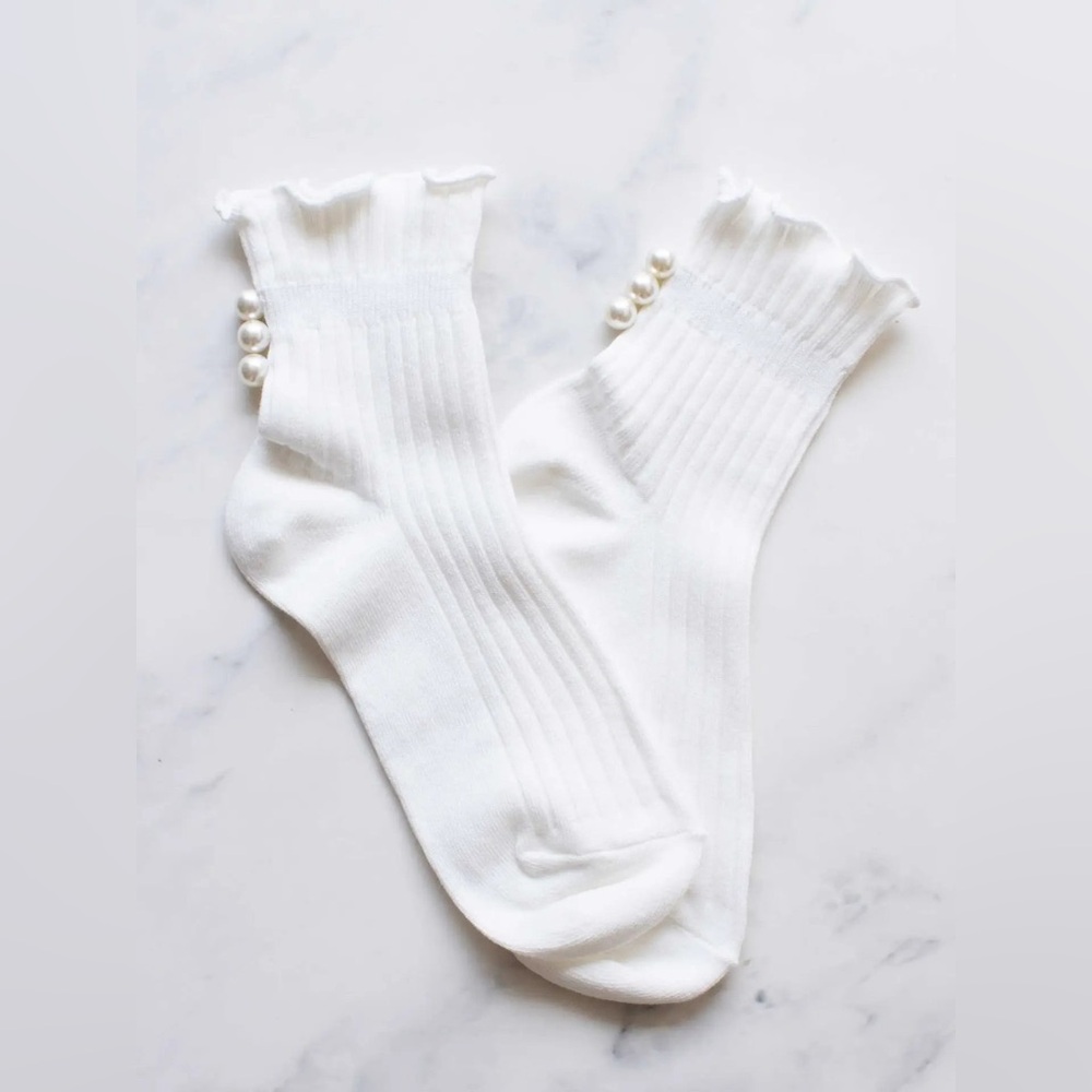 Tiepology Women's Love Pearl Socks